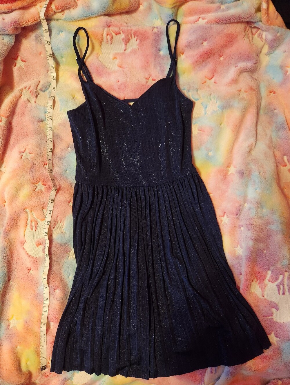 Sparkly Navy Blue Dress